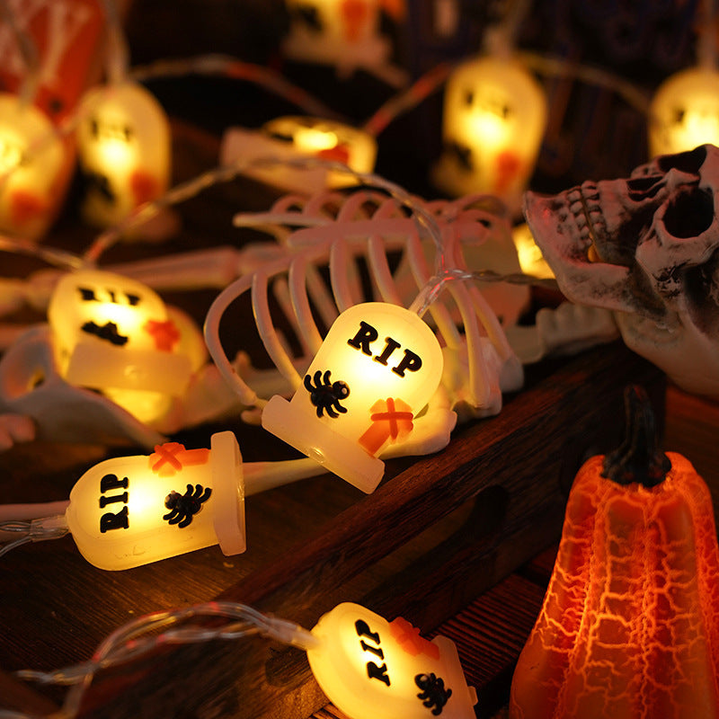 PVC Soft Material Halloween Lighting Chain Pumpkin