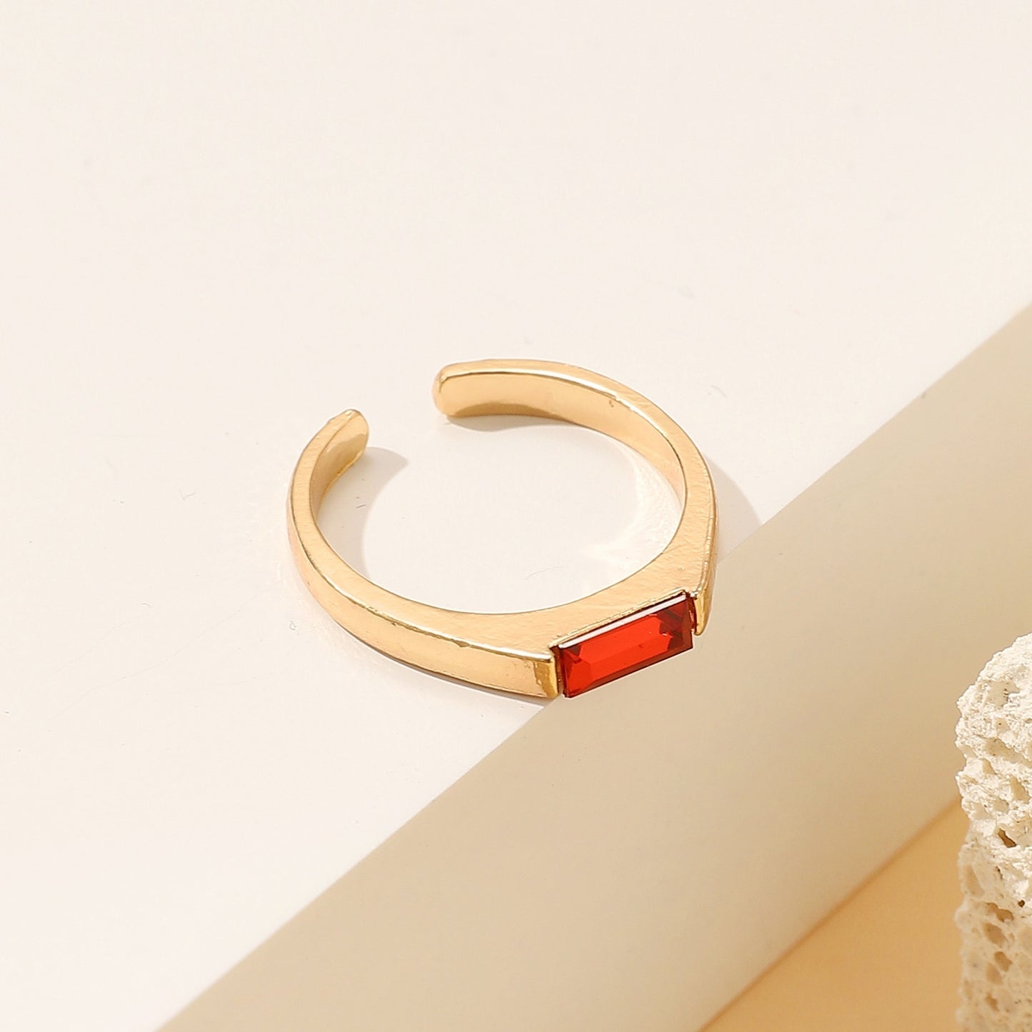 Fashion Commuter Simple Niche Accessories Inlaid Ring