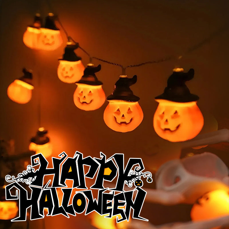 PVC Soft Material Halloween Lighting Chain Pumpkin