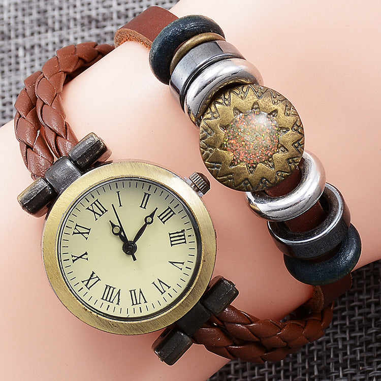 Vintage Craft Bracelet Watch Women's Fashion Twist