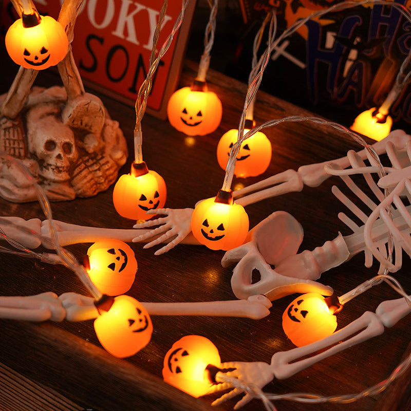 PVC Soft Material Halloween Lighting Chain Pumpkin